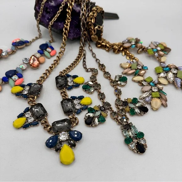 Glam elegant bundle JCrew necklaces lining 4 - Picture 4 of 16